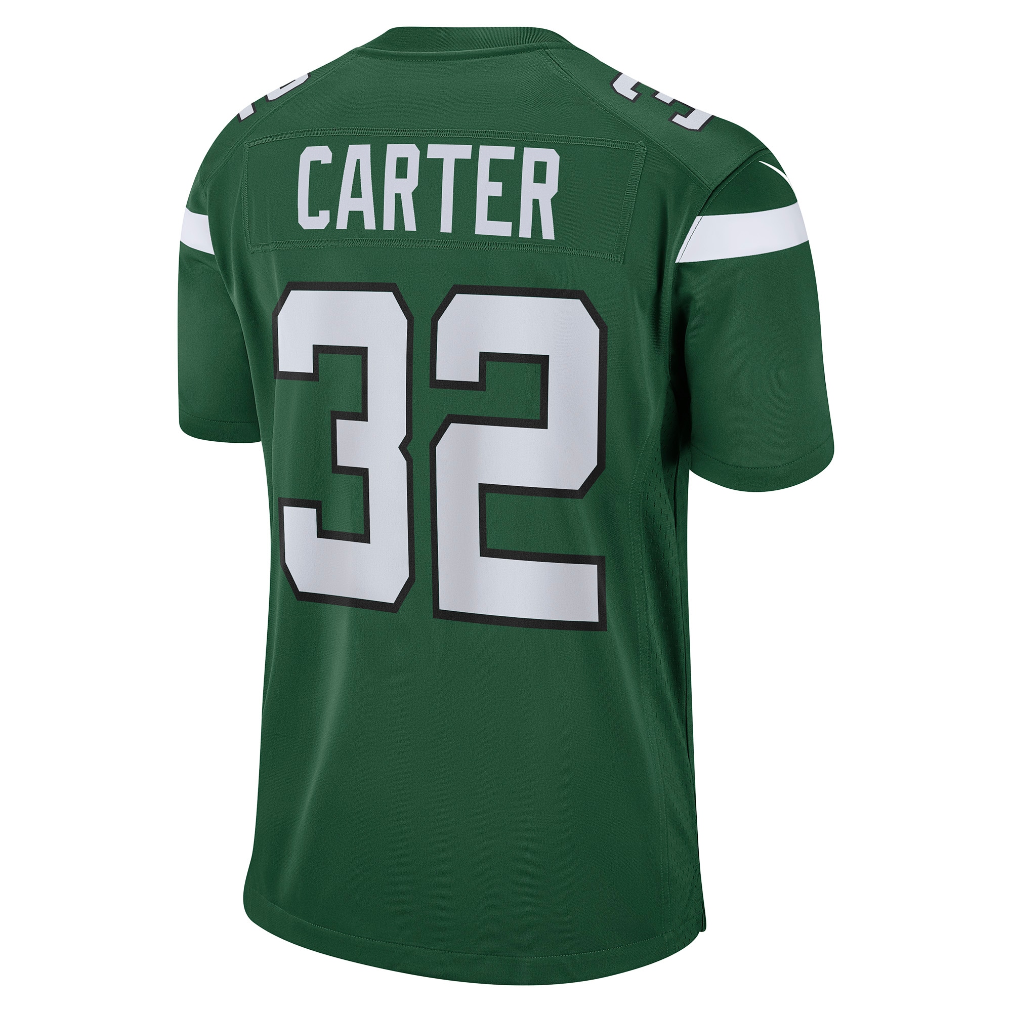 Men's New York Jets Jerseys Gotham Green Michael Carter Game Style
