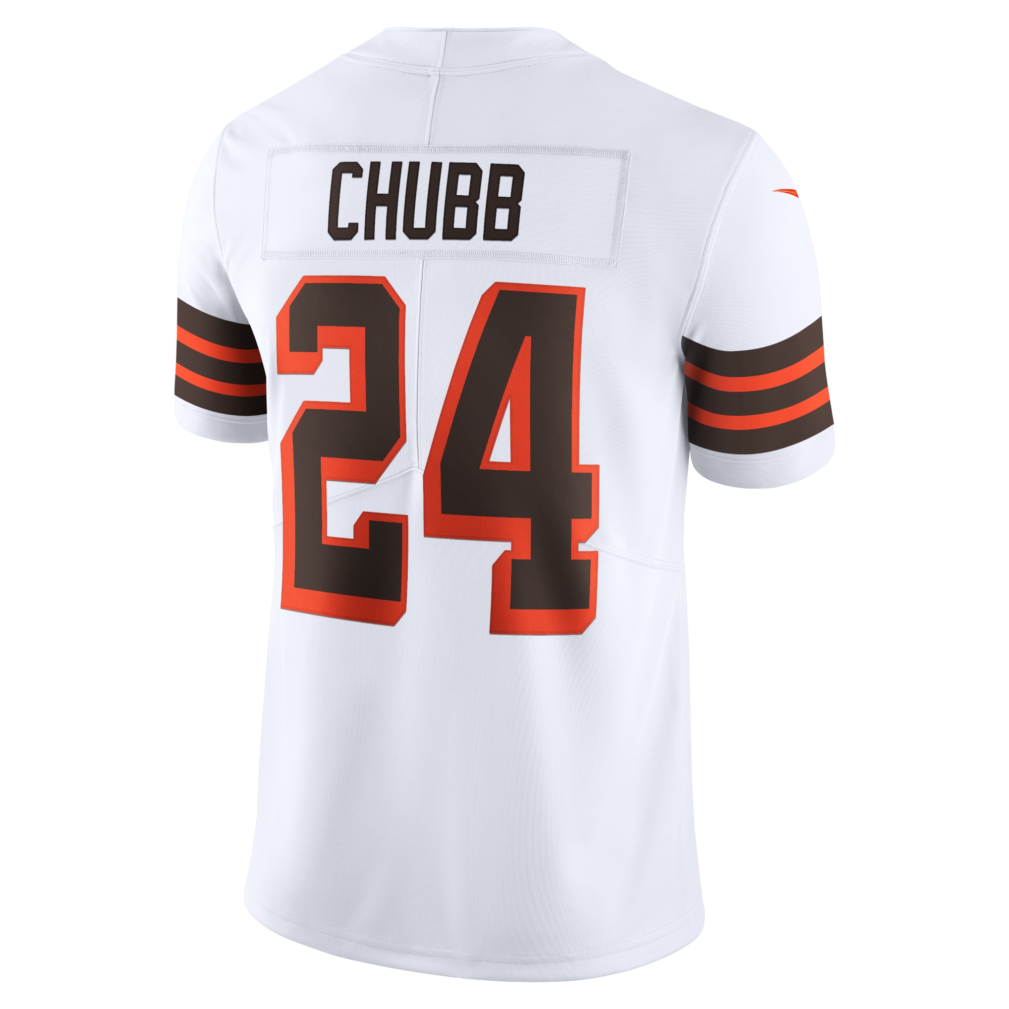 Men's Cleveland Browns Jerseys White Nick Chubb 1946 Collection Alternate Vapor Limited Style