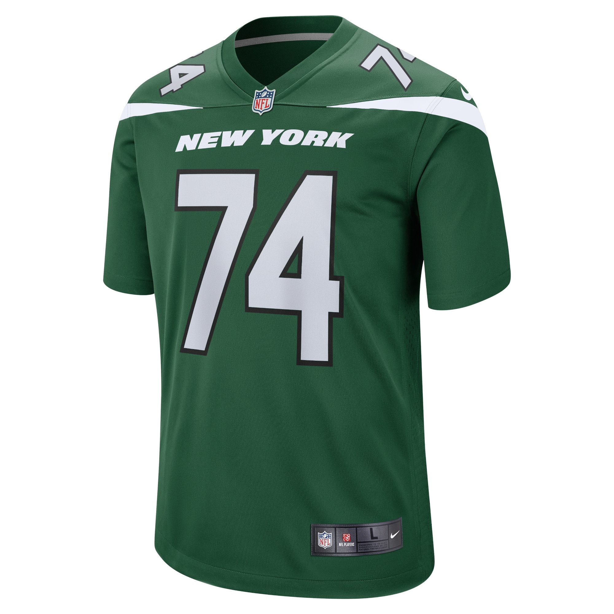 Men's New York Jets Jerseys Gotham Green Nick Mangold Retired Player Style