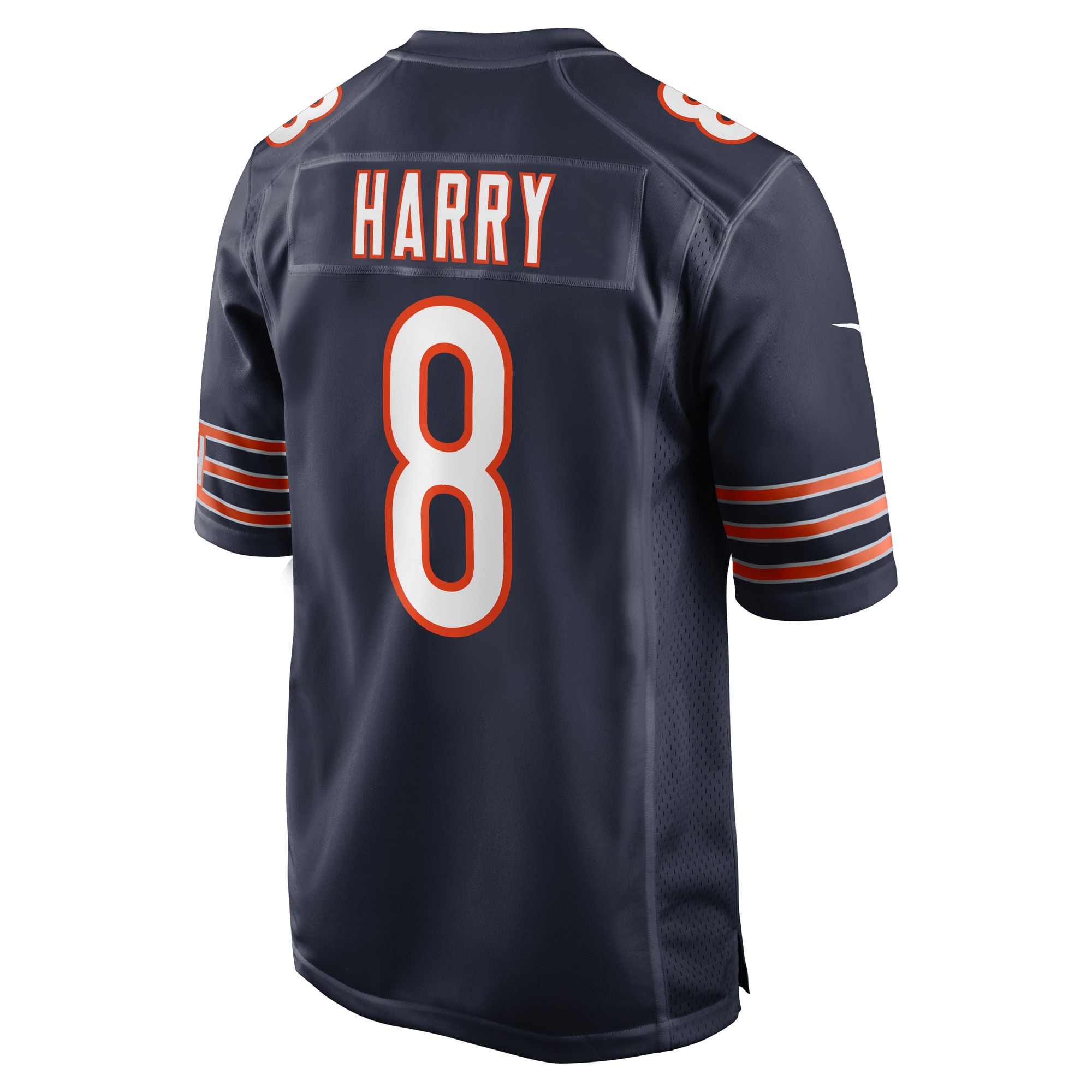Men's Chicago Bears Jerseys Navy N'Keal Harry Game Player Style