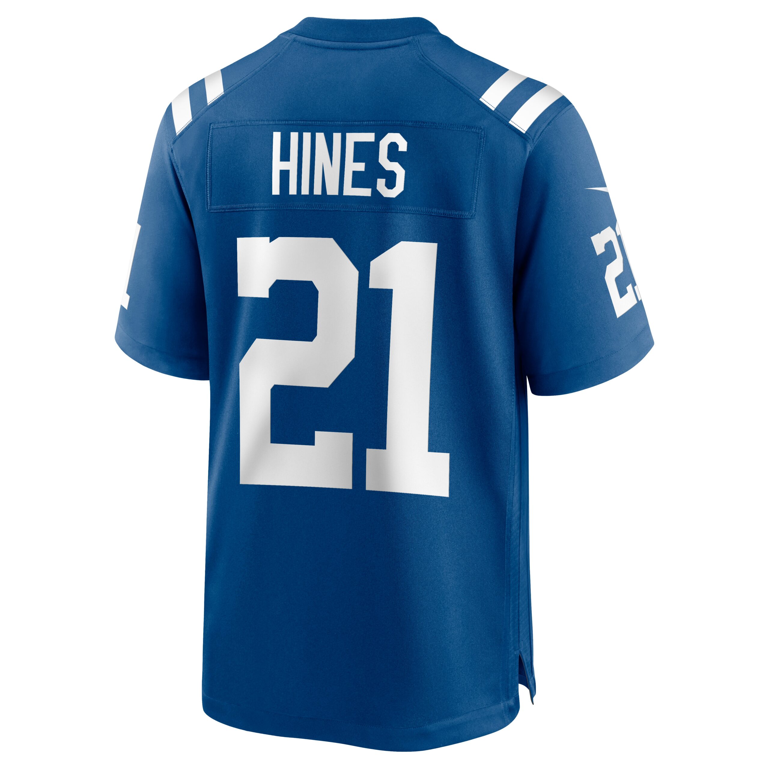 Men's Indianapolis Colts Jerseys Royal Nyheim Hines Game Style
