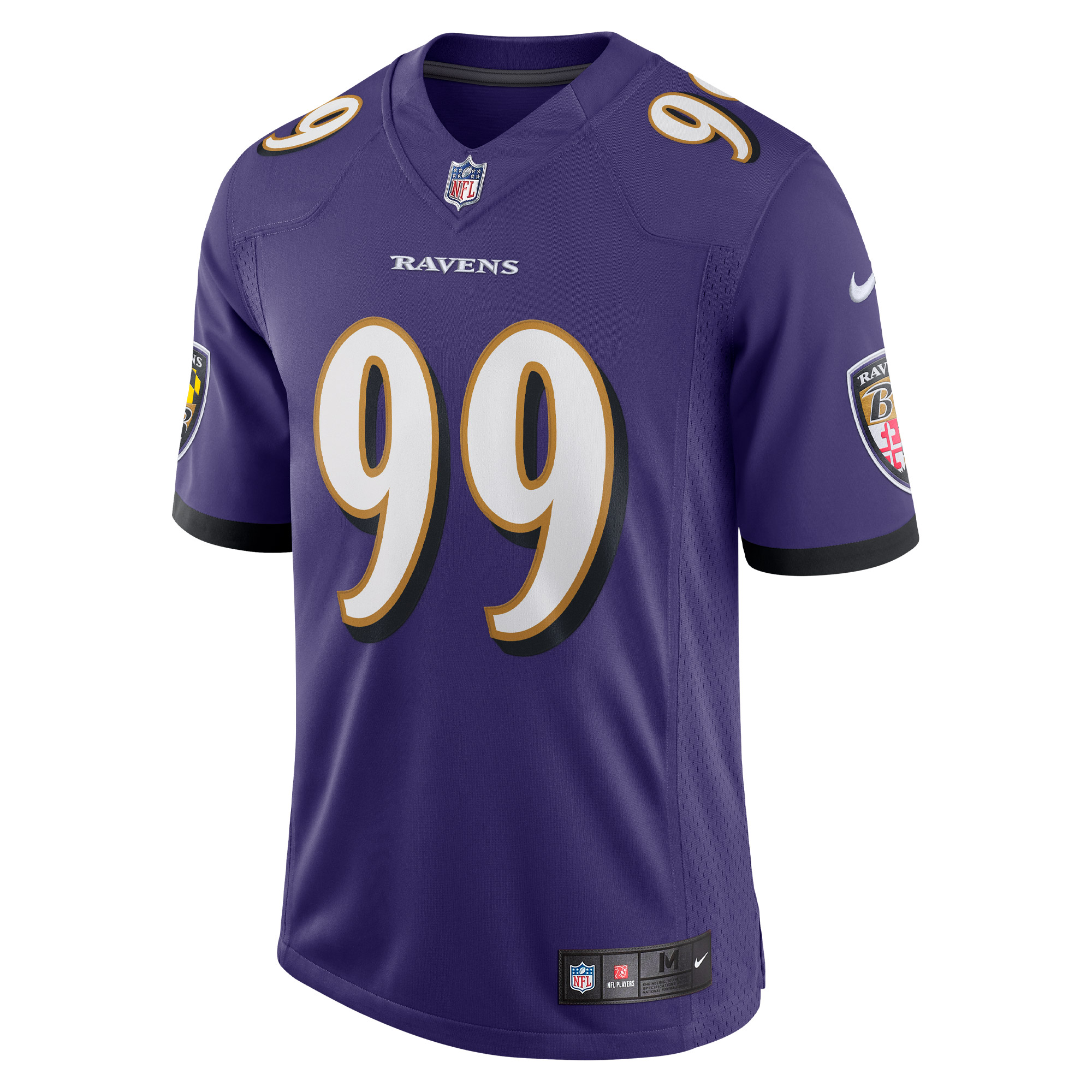 Men's Baltimore Ravens Jerseys Purple Odafe Oweh Vapor Limited Style