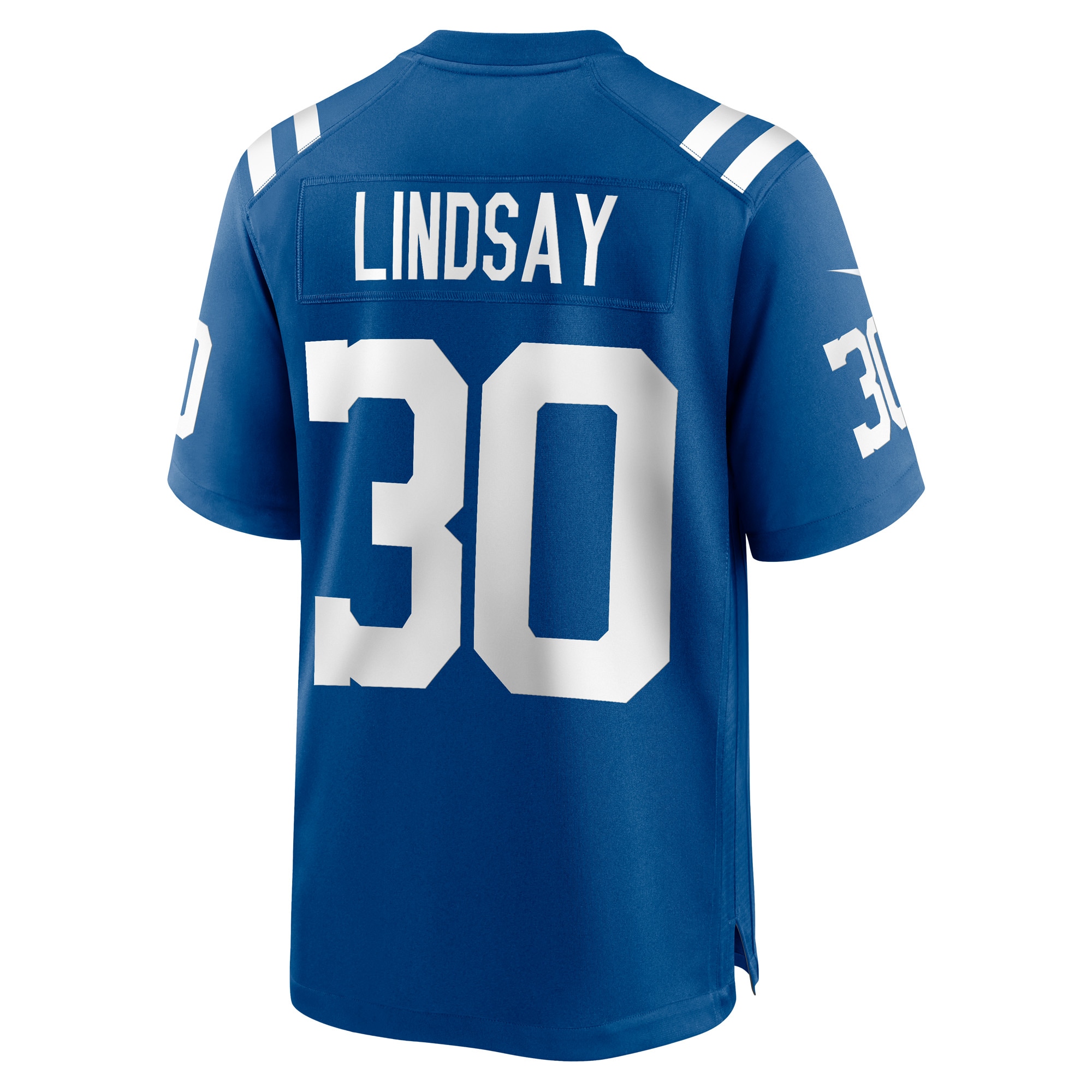 Men's Indianapolis Colts Jerseys Royal Phillip Lindsay Game Player Style