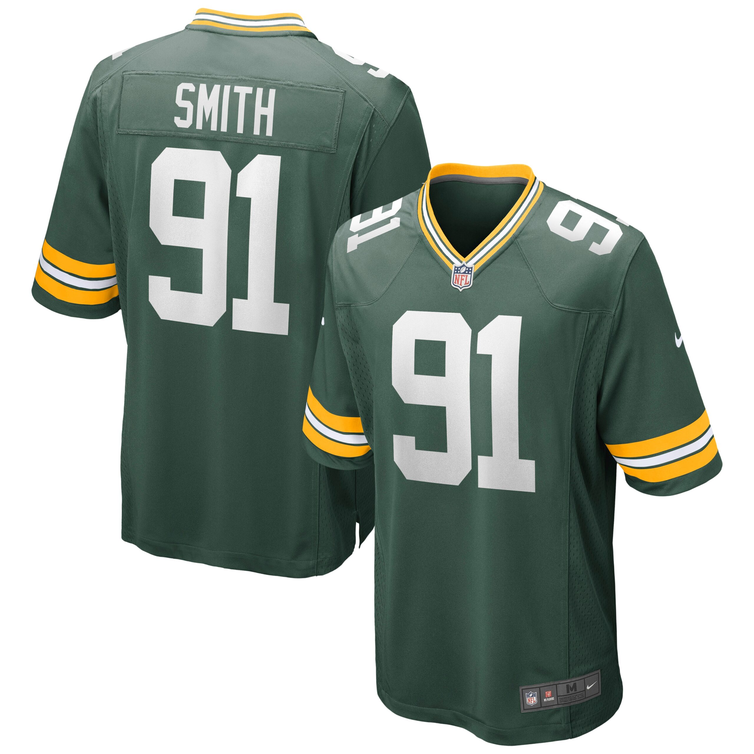 Men's Green Bay Packers Jerseys Green Preston Smith Game Style