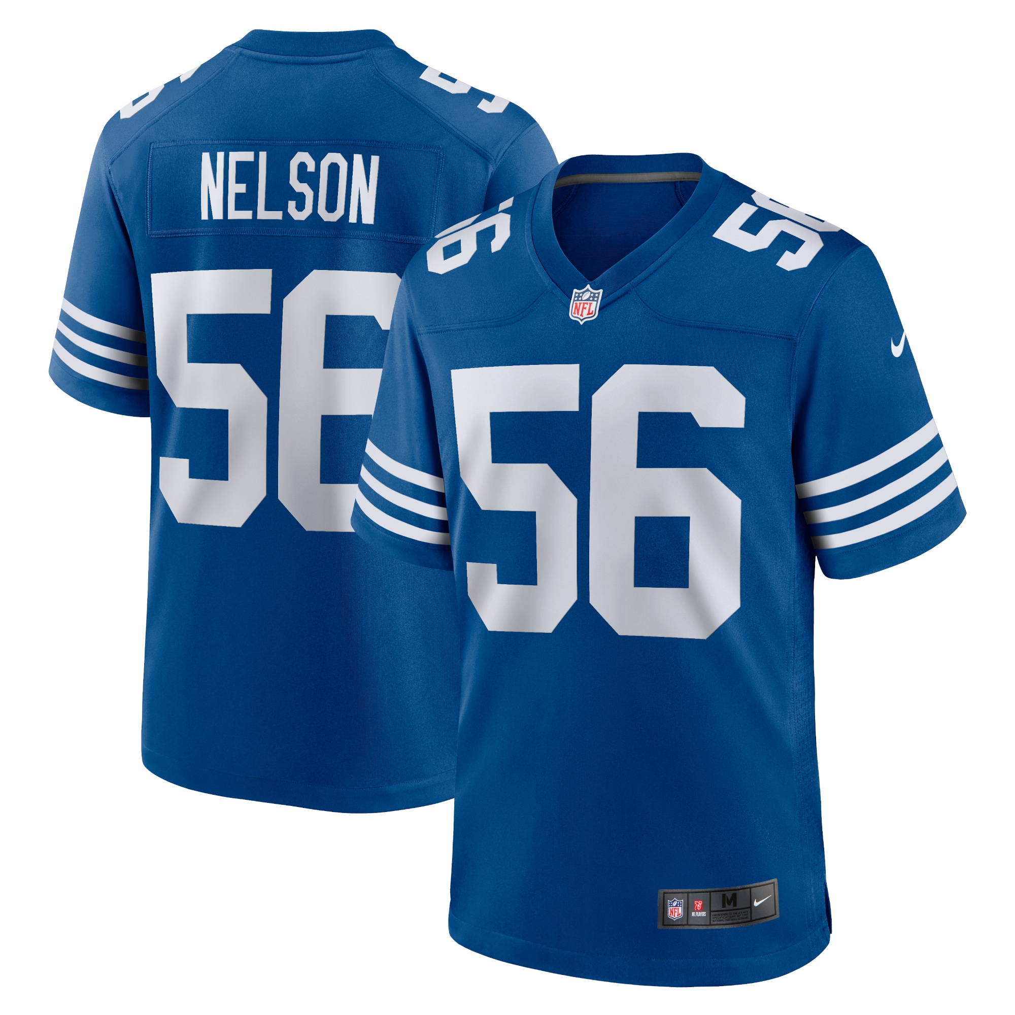 Men's Indianapolis Colts Jerseys Royal Quenton Nelson Alternate Game Style