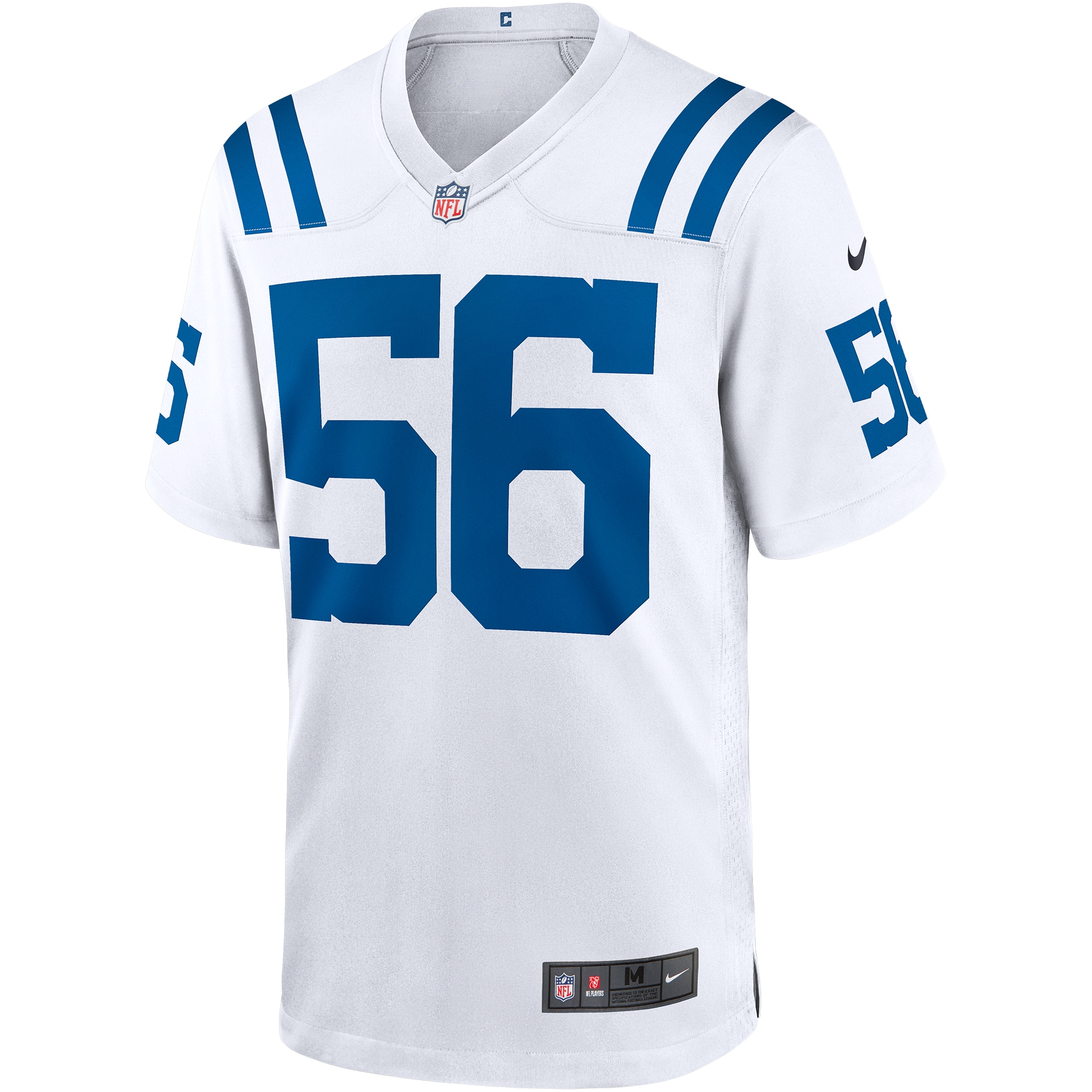 Men's Indianapolis Colts Jerseys White Quenton Nelson Game Player Style