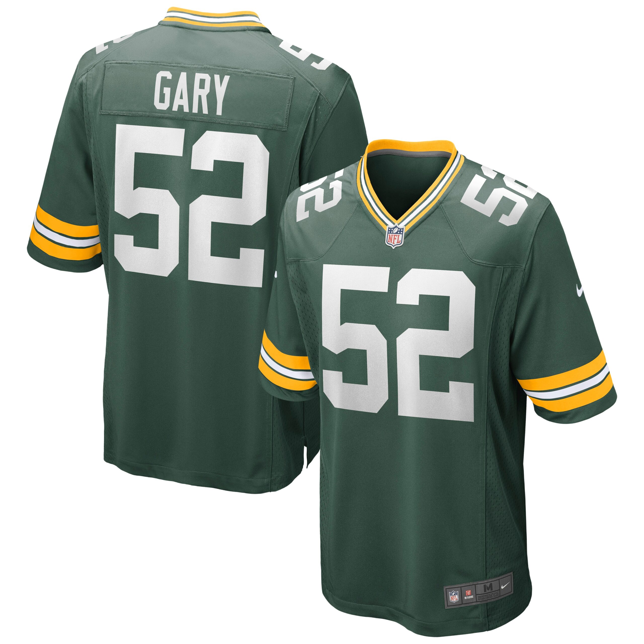 Men's Green Bay Packers Jerseys Green Rashan Gary Game Style