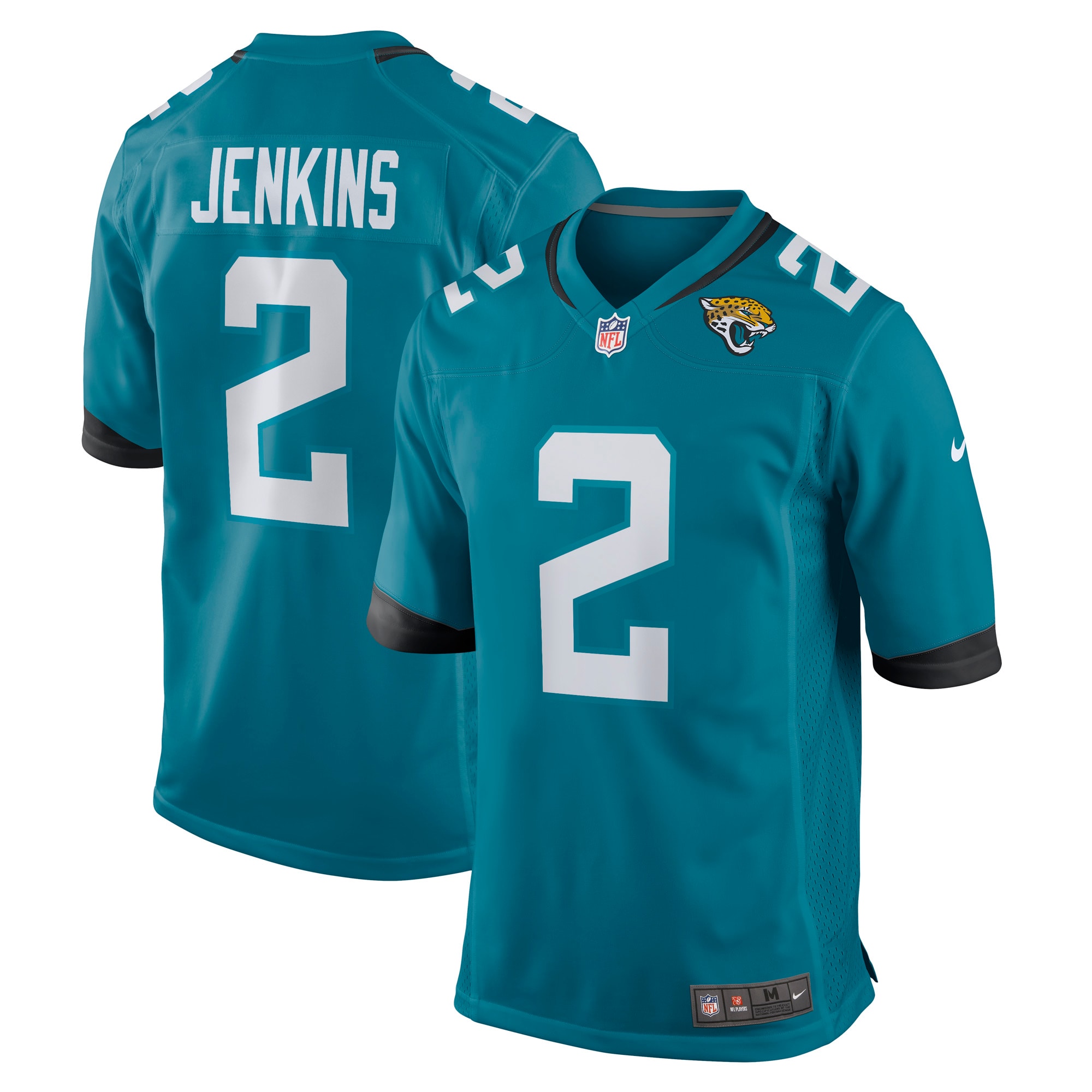 Men's Jacksonville Jaguars Jerseys Teal Rayshawn Jenkins Game Player Style