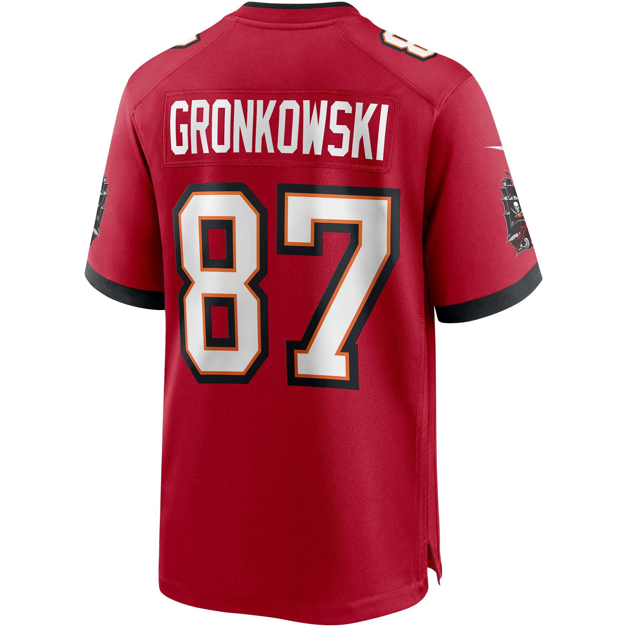 Men's Tampa Bay Buccaneers Jerseys Red Rob Gronkowski Game Style