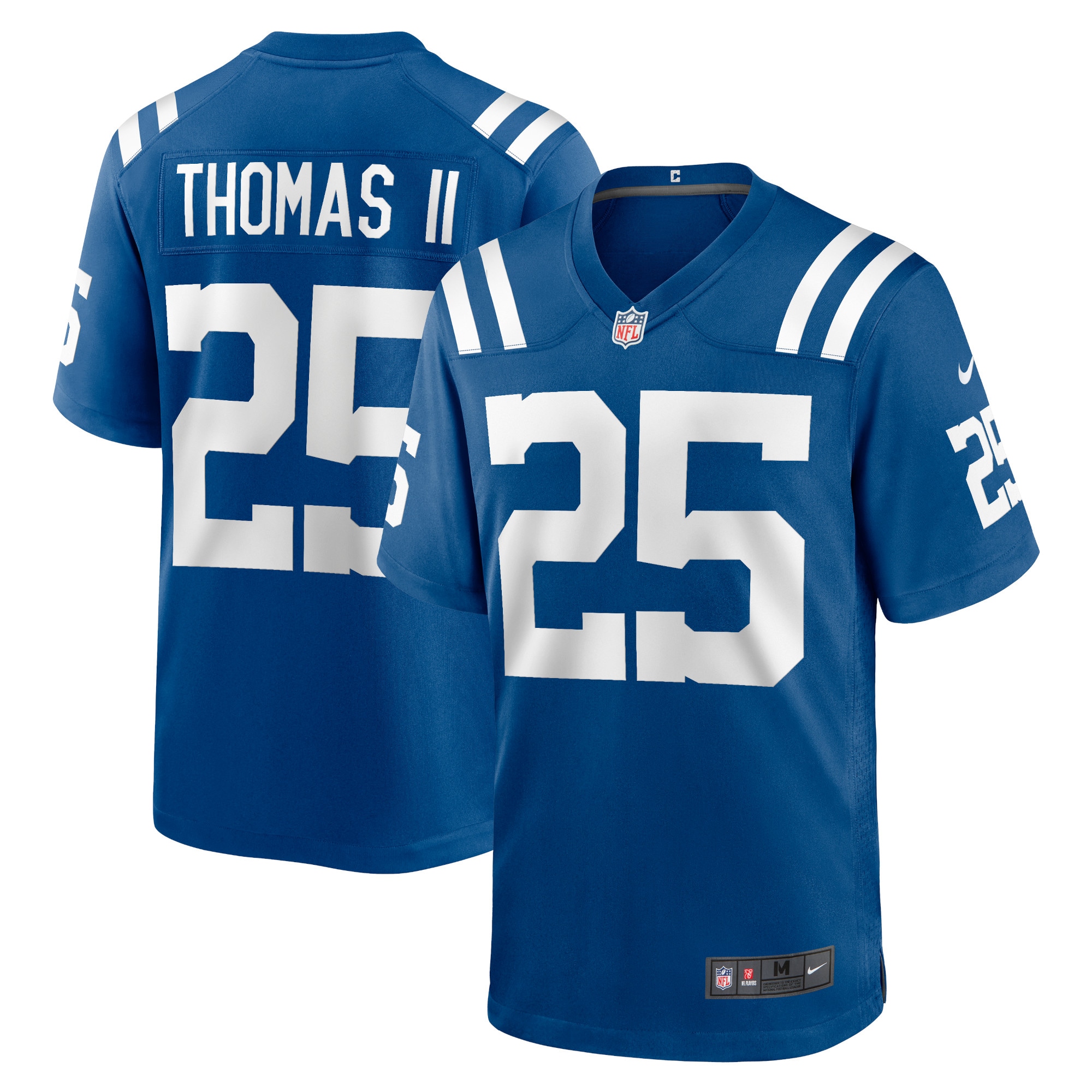 Men's Indianapolis Colts Jerseys Royal Rodney Thomas II Game Player Style