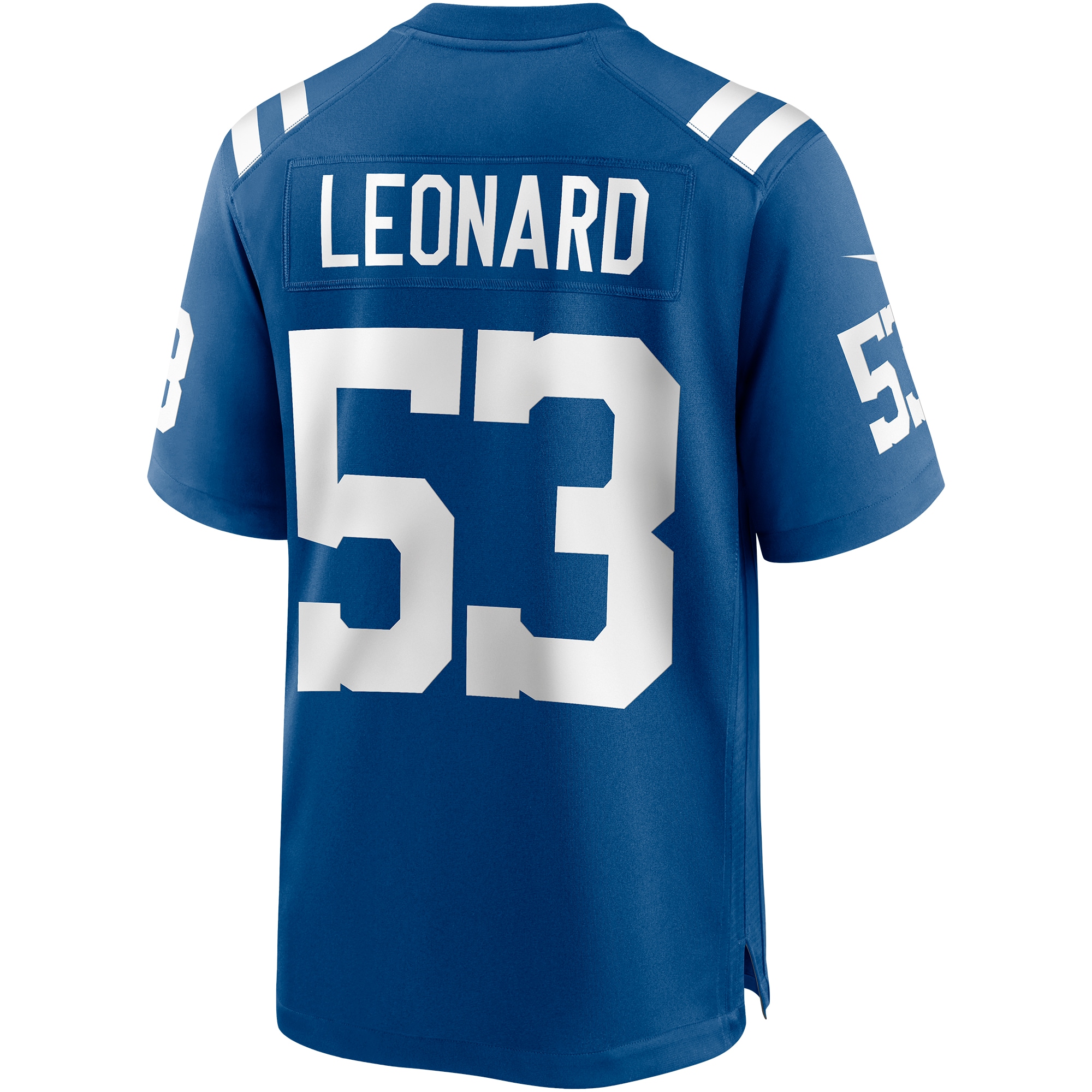 Men's Indianapolis Colts Jerseys Royal Darius Leonard Game Player Style