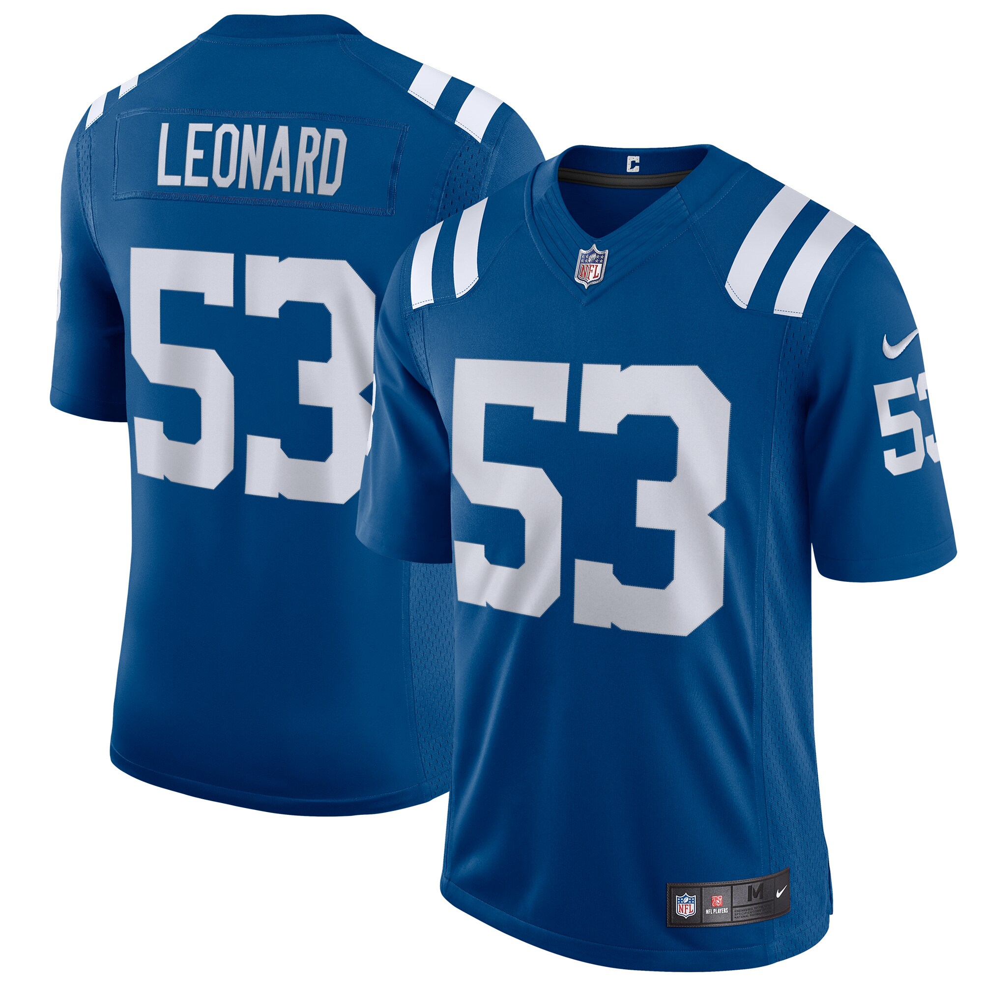 Men's Indianapolis Colts Jerseys Royal Shaquille Leonard Vapor Limited Style
