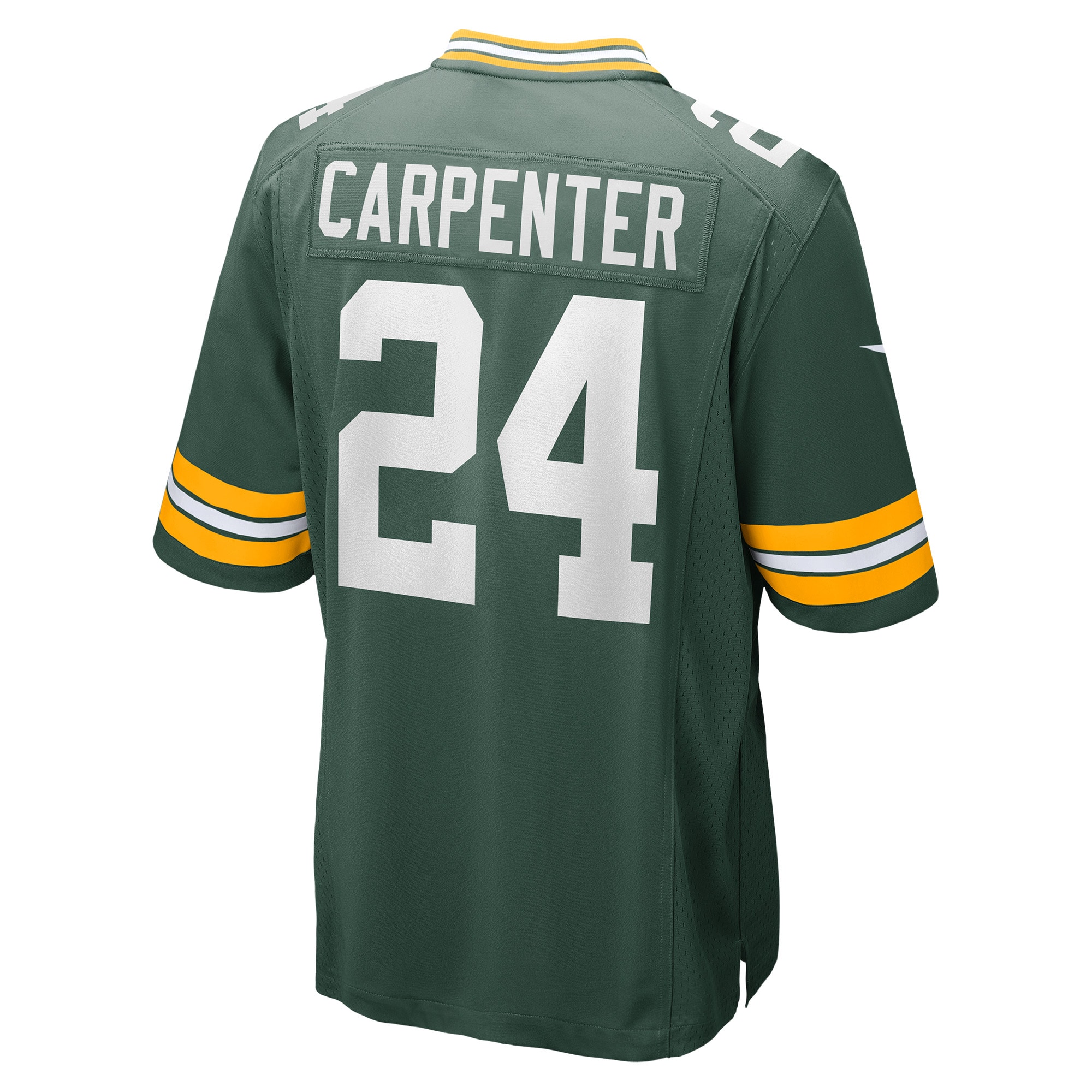 Men's Green Bay Packers Jerseys Green Tariq Carpenter Game Player Style