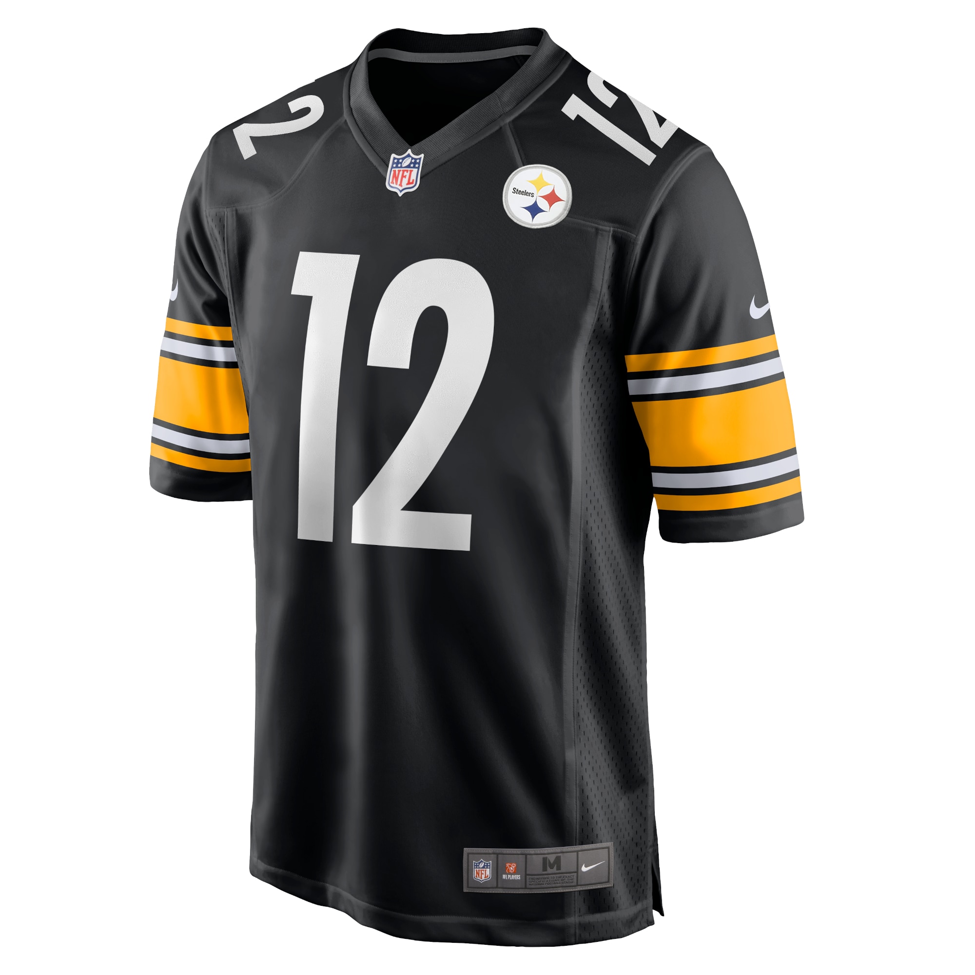 Men's Pittsburgh Steelers Jerseys Black Terry Bradshaw Retired Player Game Style
