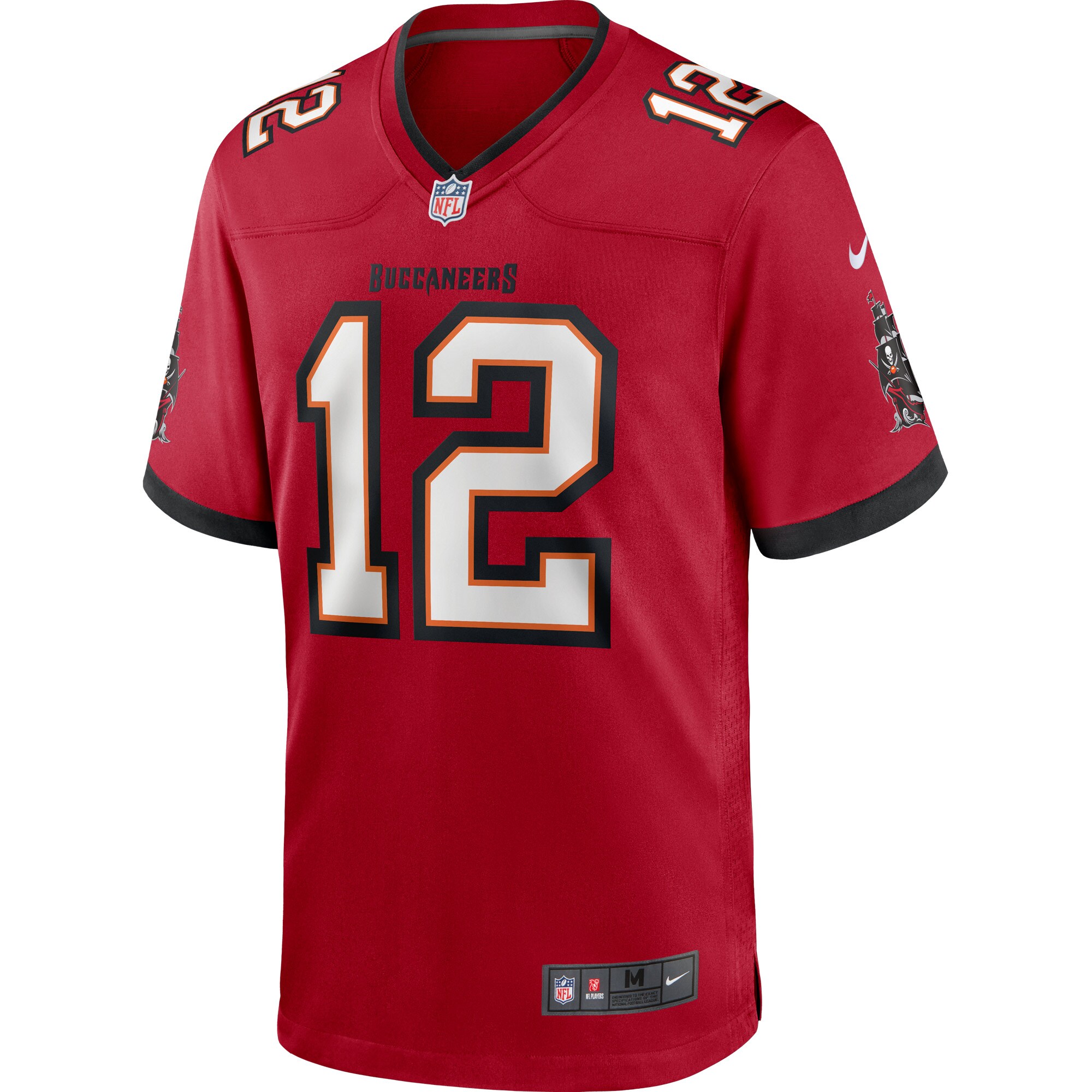 Men's Tampa Bay Buccaneers Jerseys Red Tom Brady Game Style