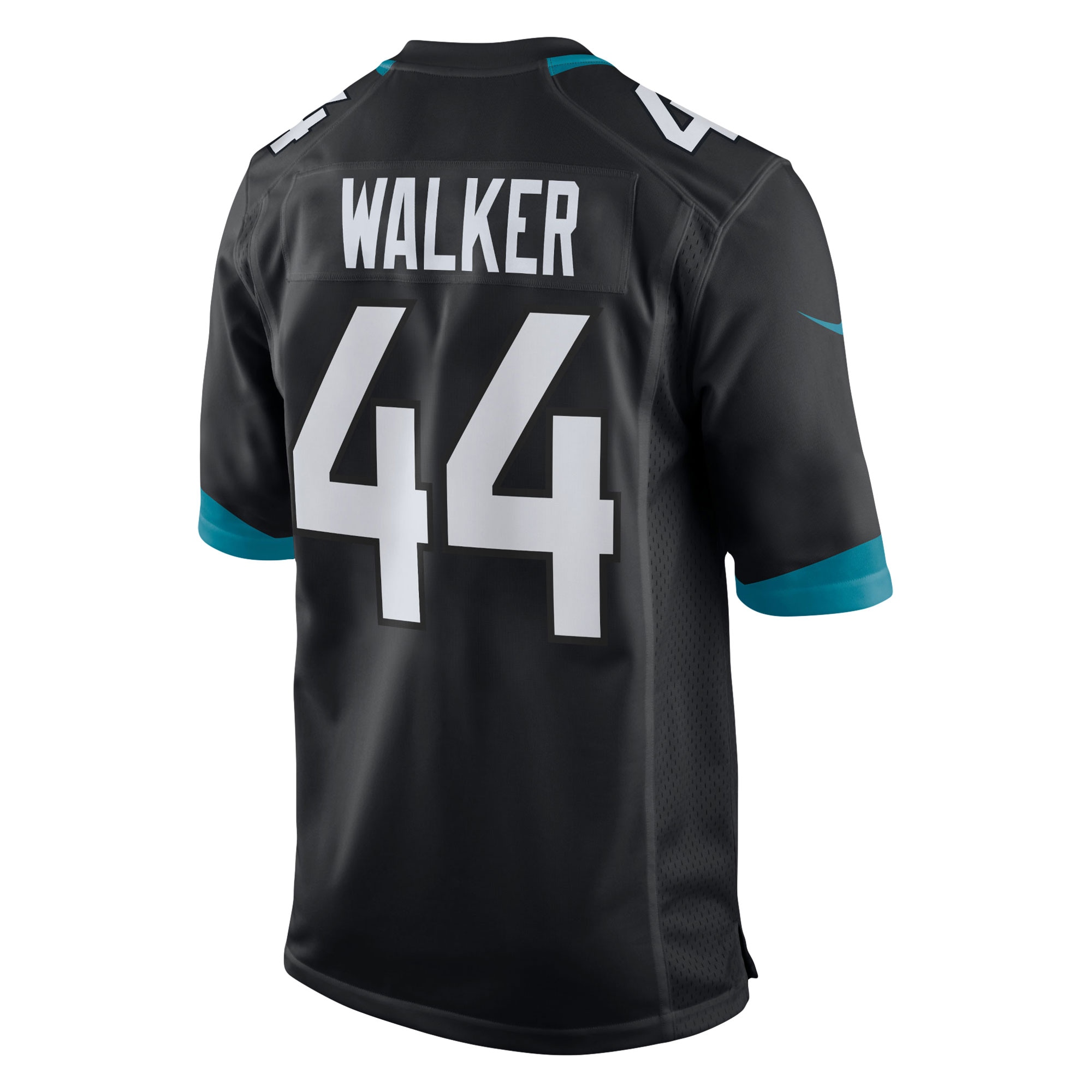 Men's Jacksonville Jaguars Jerseys Black Travon Walker 2022 NFL Draft First Round Pick Game Style