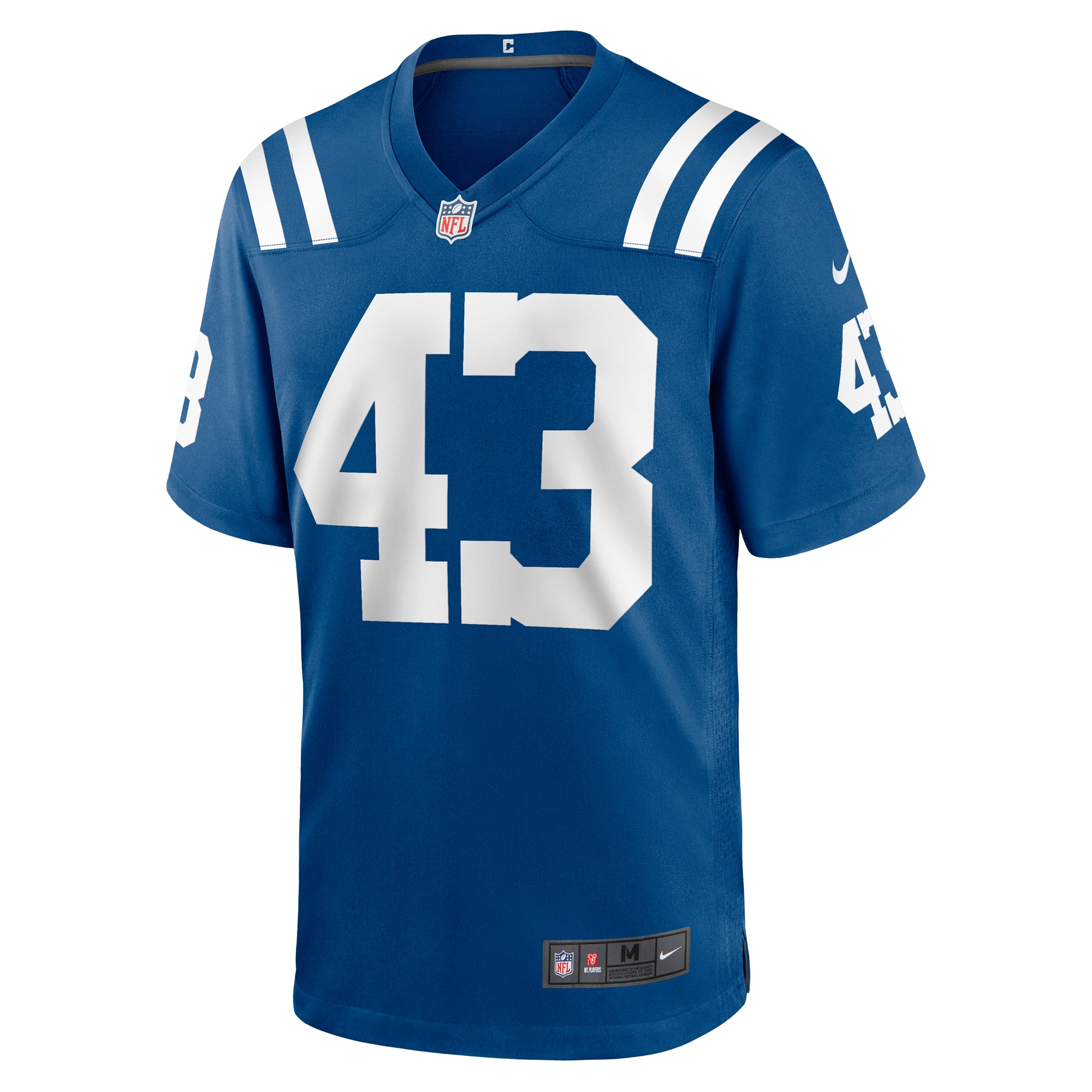 Men's Indianapolis Colts Jerseys Royal Trevor Denbow Game Player Style
