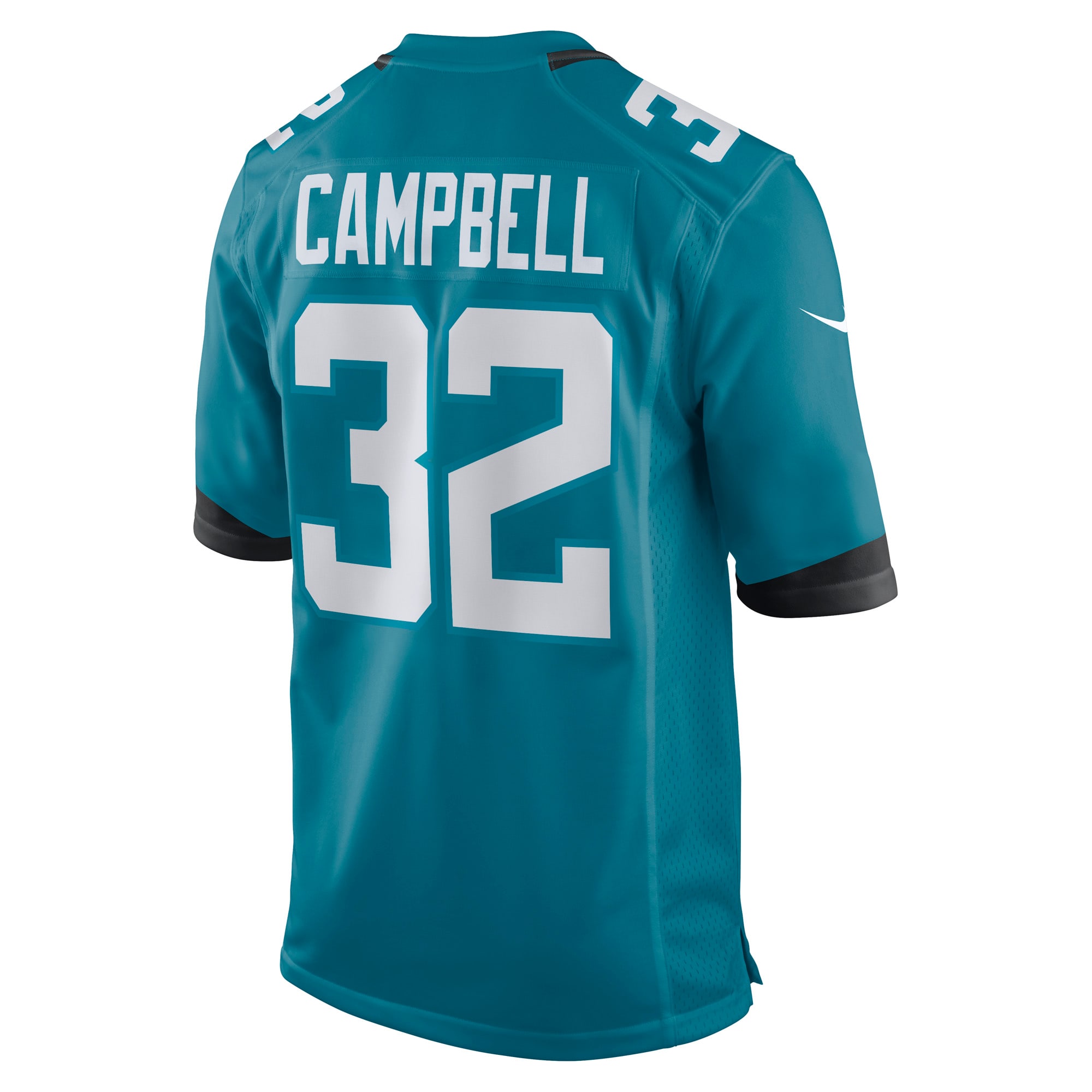 Men's Jacksonville Jaguars Jerseys Teal Tyson Campbell Game Style