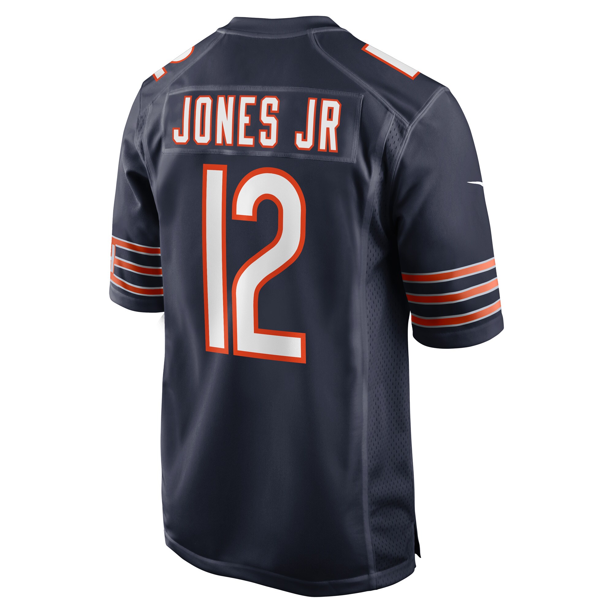 Men's Chicago Bears Jerseys Navy Velus Jones Jr. Game Player Style
