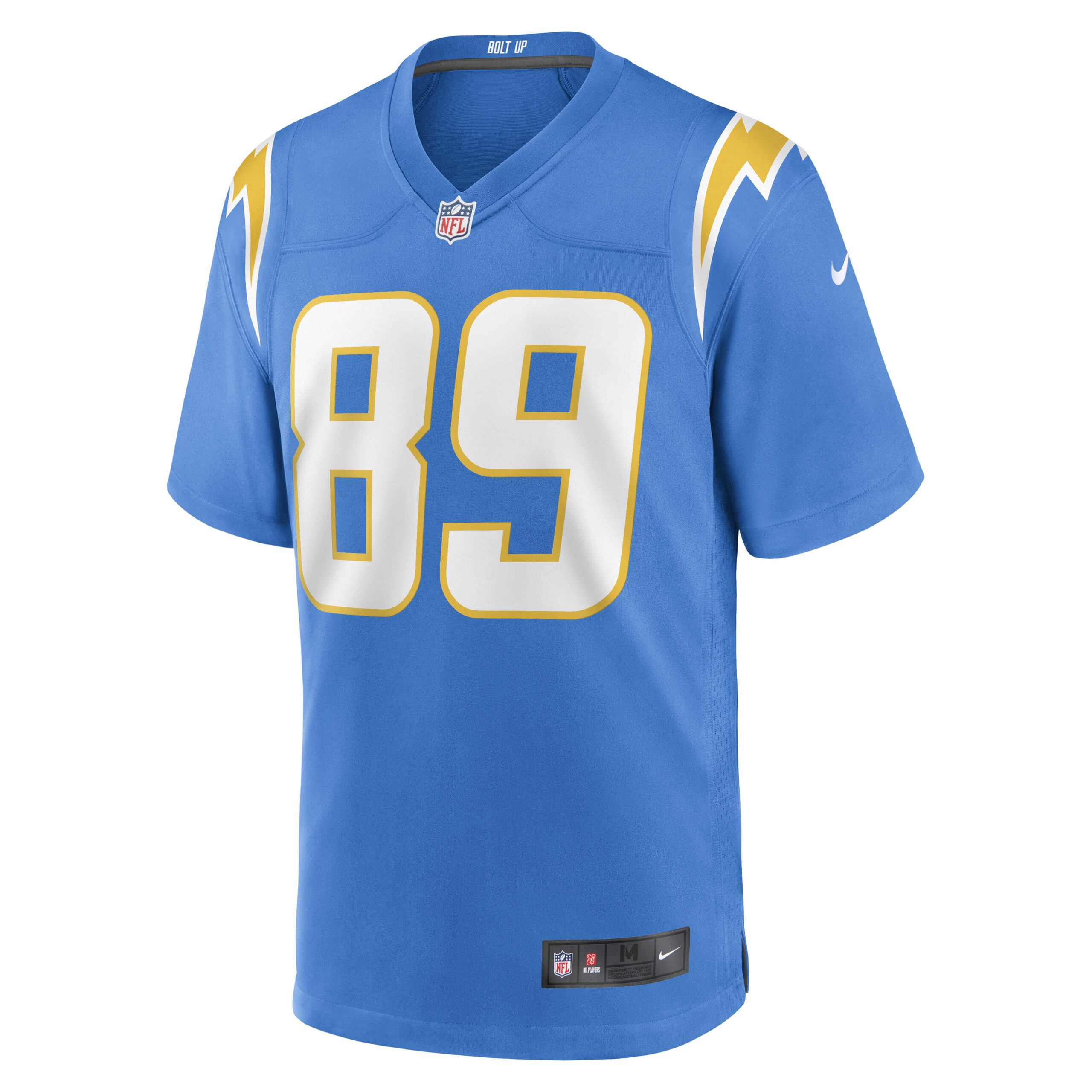 Men's Los Angeles Chargers Jerseys Powder Blue Wes Chandler Retired Player Style