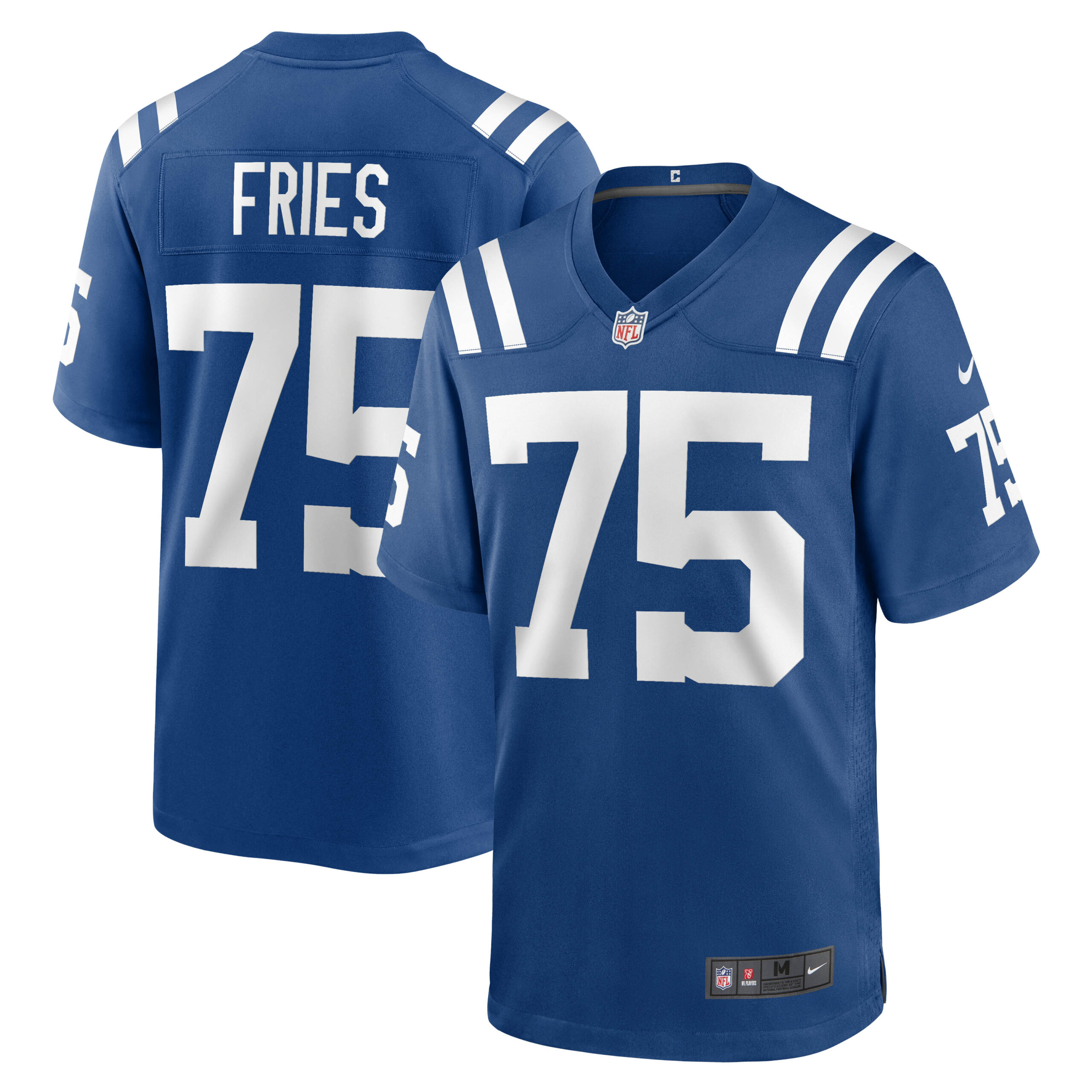 Men's Indianapolis Colts Jerseys Royal Will Fries Game Style