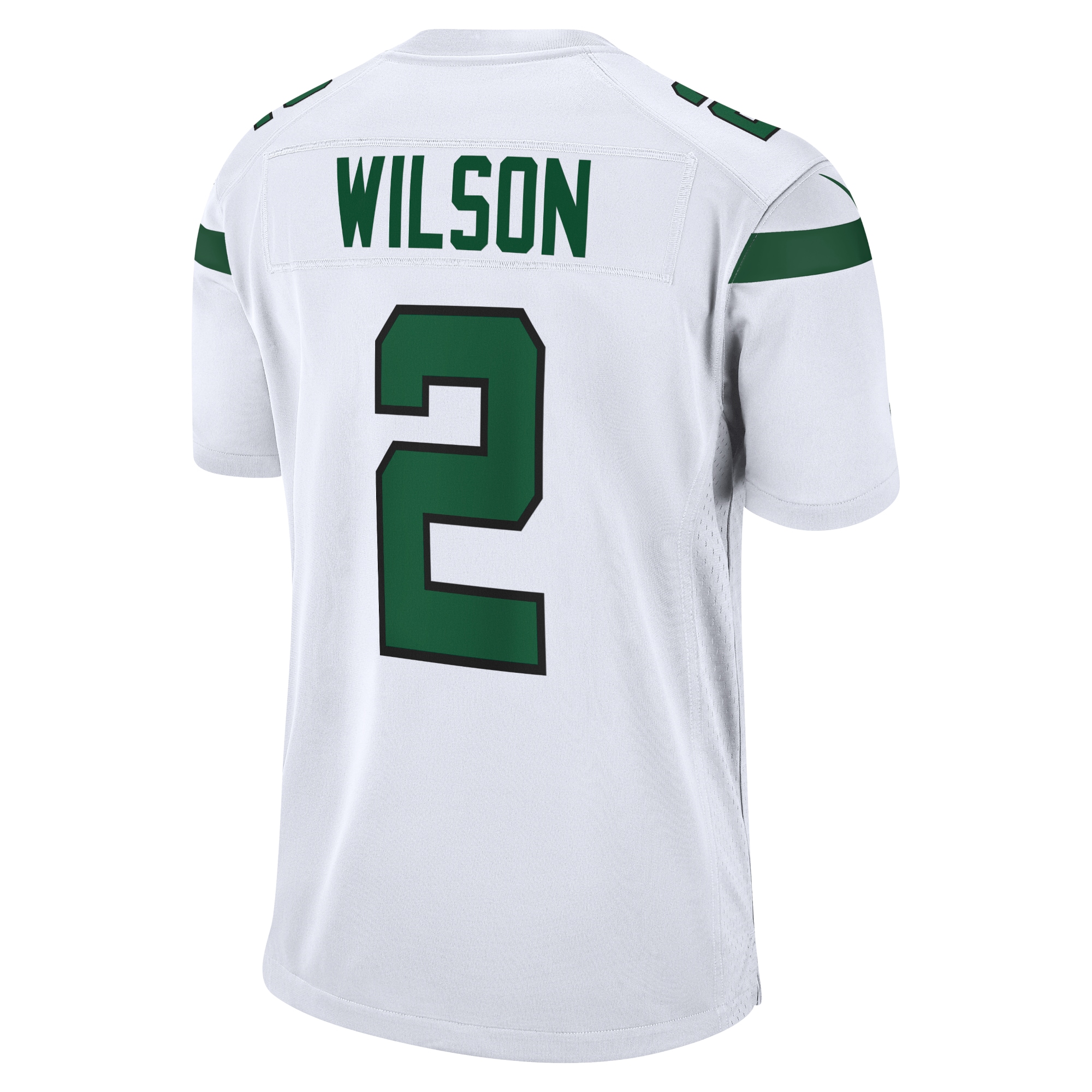 Men's New York Jets Jerseys White Zach Wilson Game Style