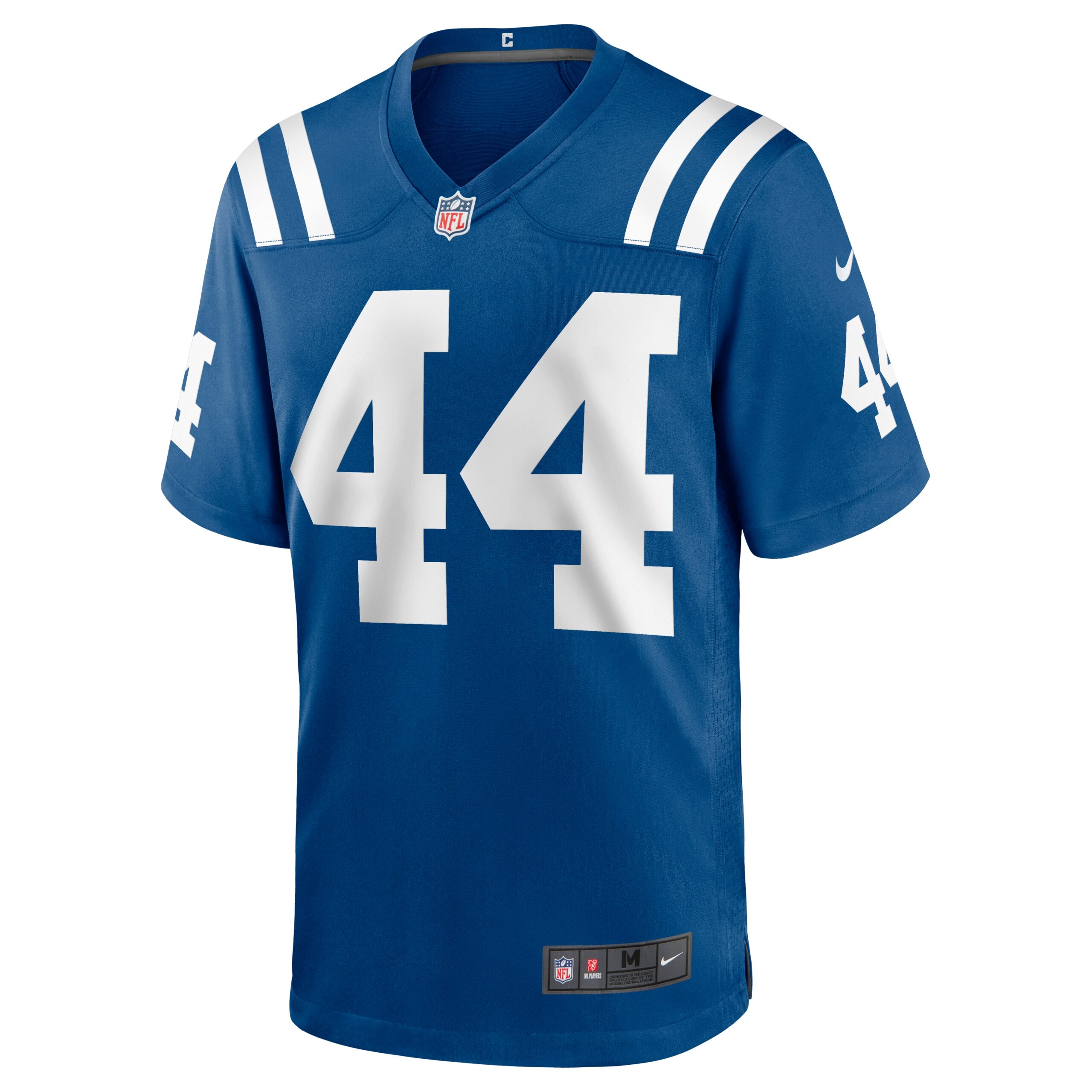 Men's Indianapolis Colts Jerseys Royal Zaire Franklin Game Style