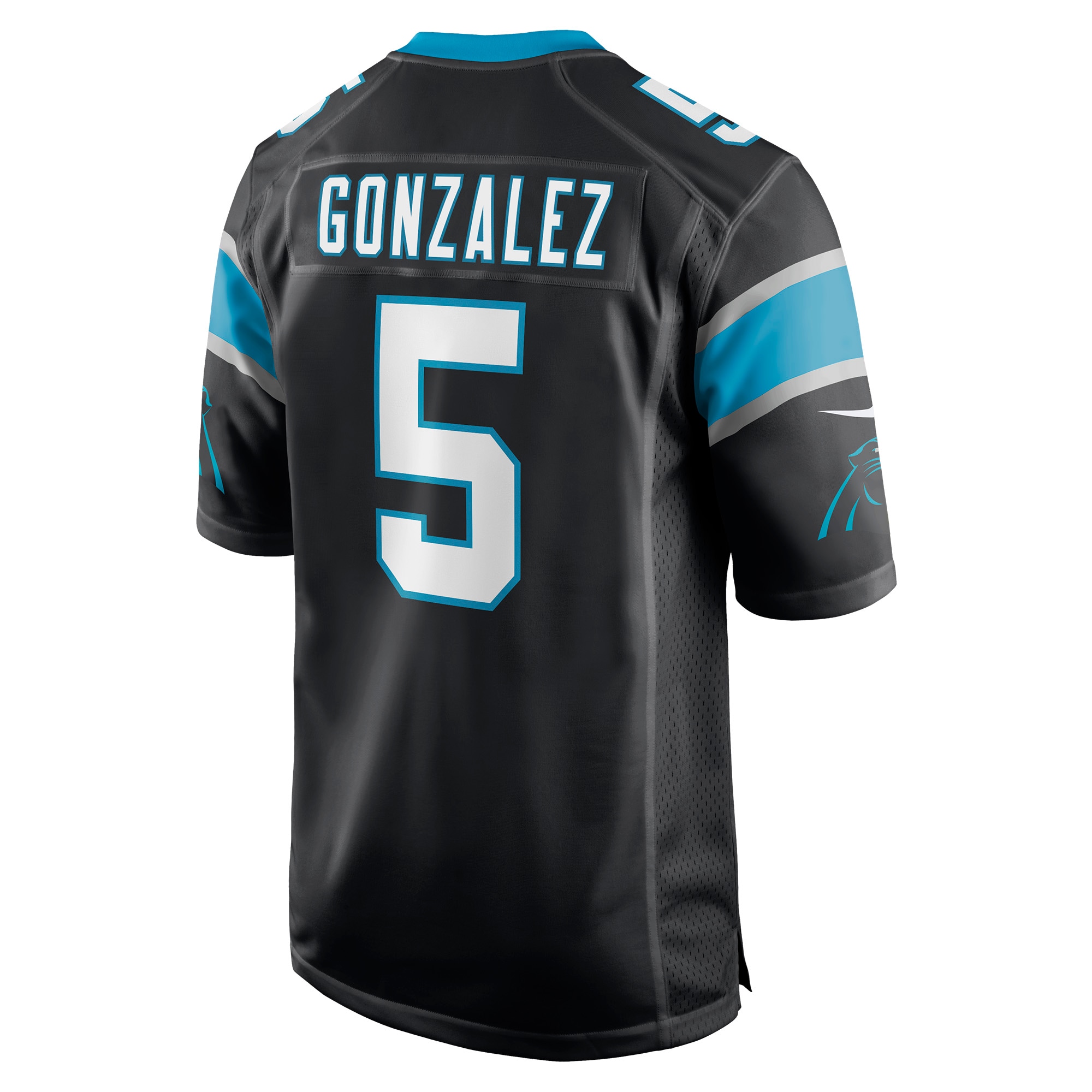 Men's Carolina Panthers Jerseys Black Zane Gonzalez Game Style