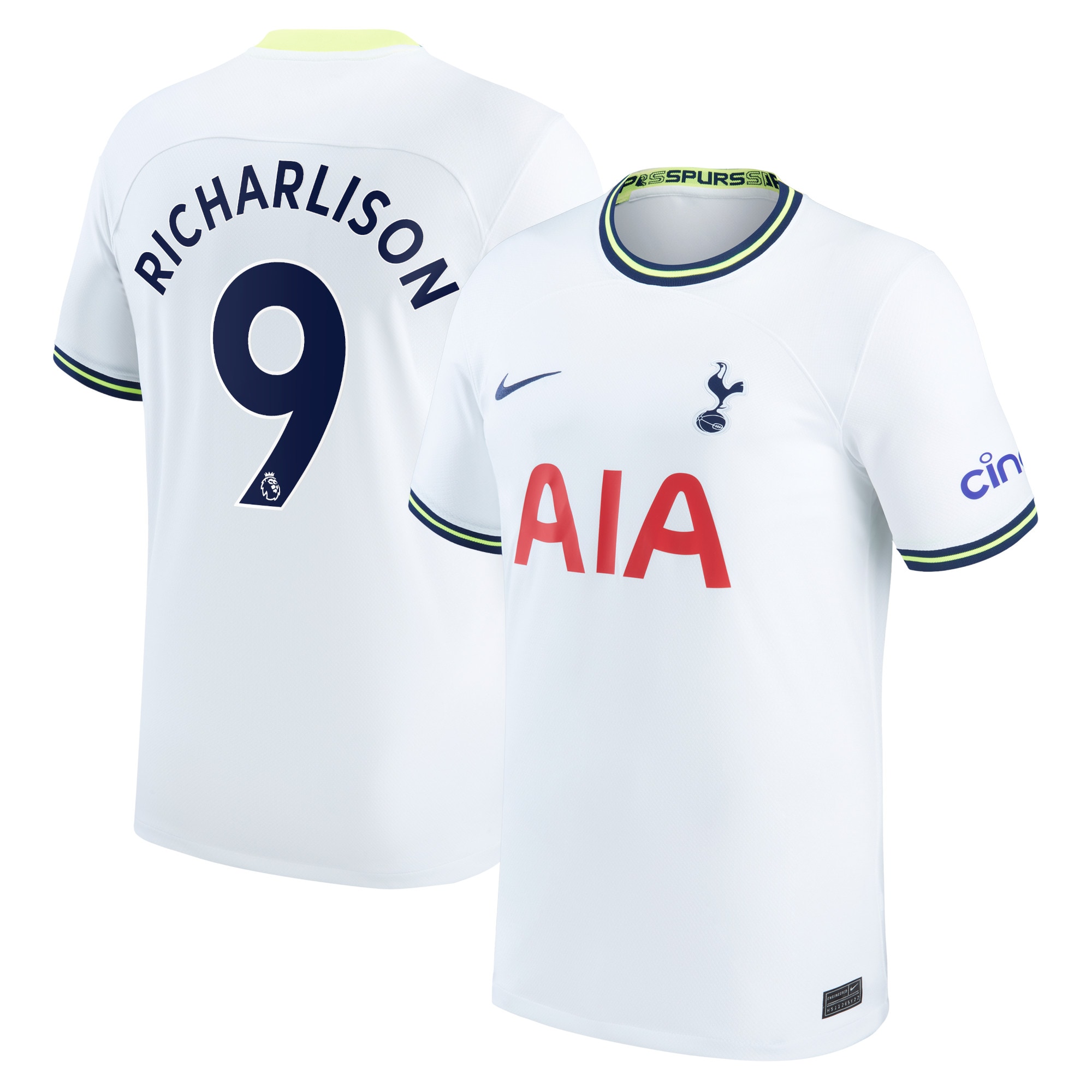 Men Tottenham Hotspur Home Shirts Richarlison Stadium Shirt 2022-23 Richarlison 9 Printing