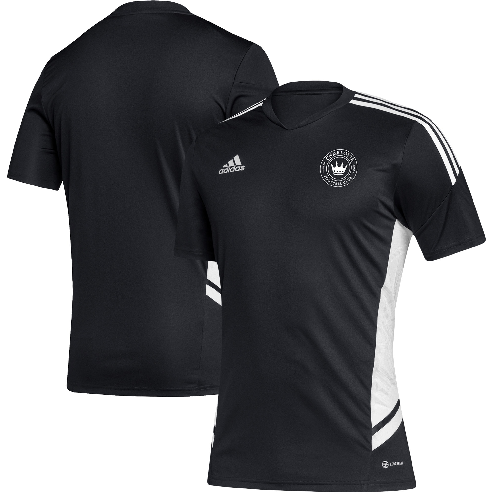 Men's Charlotte FC Jerseys Black/White Soccer Training Style