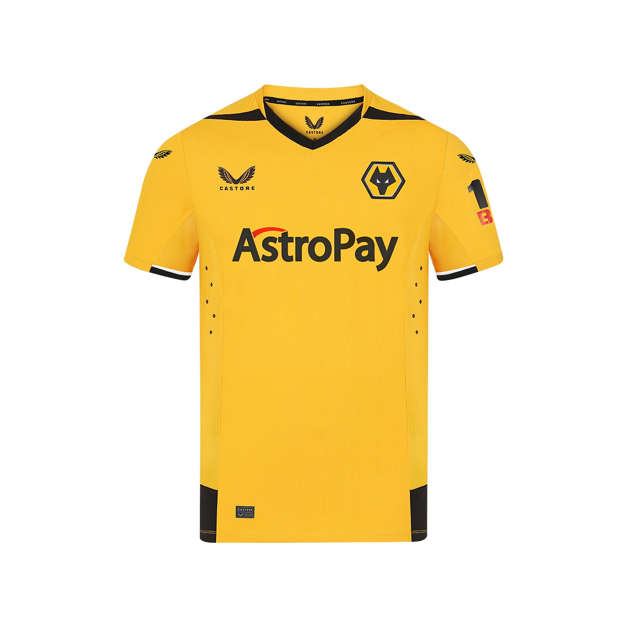 Men Wolverhampton Wanderers Home Shirts Pro Shirt 2022-23 J.Otto 19 Printing