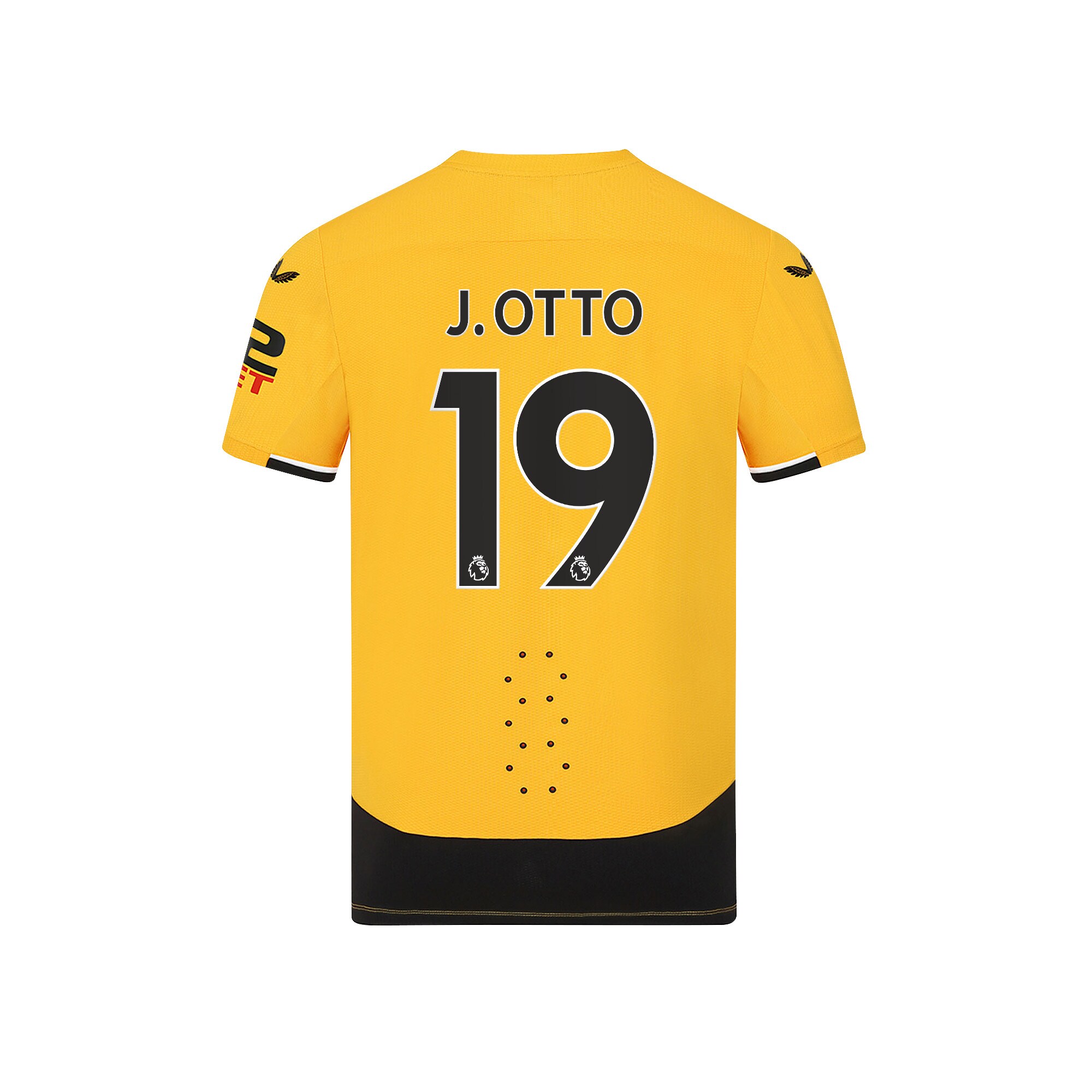 Men Wolverhampton Wanderers Home Shirts Pro Shirt 2022-23 J.Otto 19 Printing
